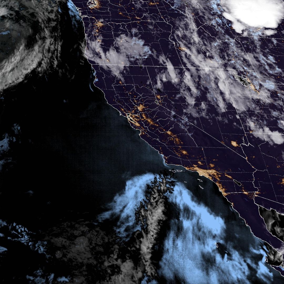 Trayectoria de Elida por el Pacífico. Foto: NOAA